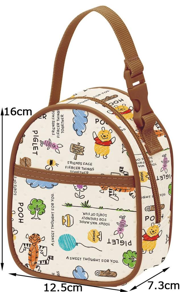 SKATER Nonwoven Travel Winnie the Pooh BMGP1 Pouch, Sketchbook,