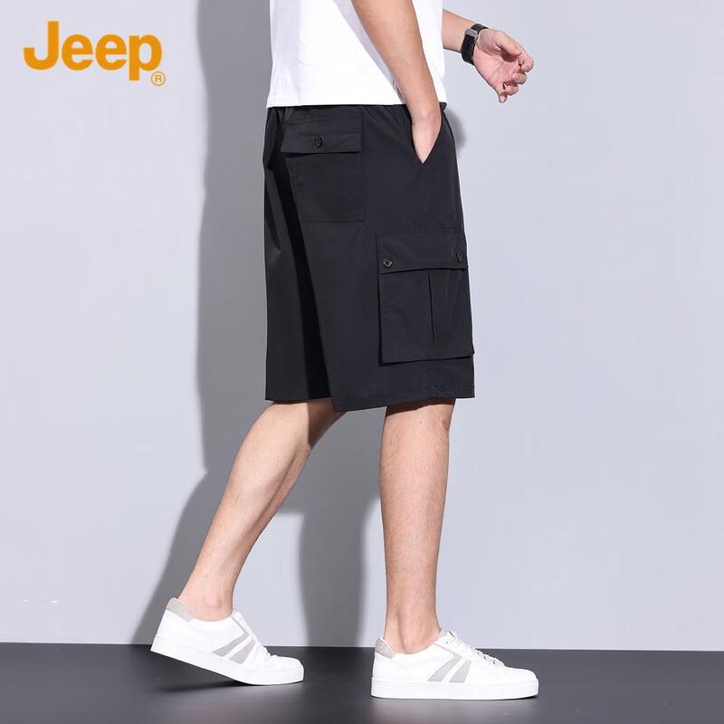 JEEP Men s Summer Casual Multi-Pocket Cargo Shorts 2XL