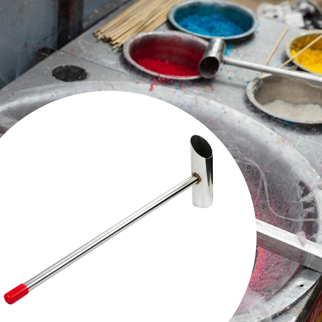 Naběračka na cukrovou vatu z nerezové oceli odolné proti rzi pro domácí a komerční použití Ideální na večírky