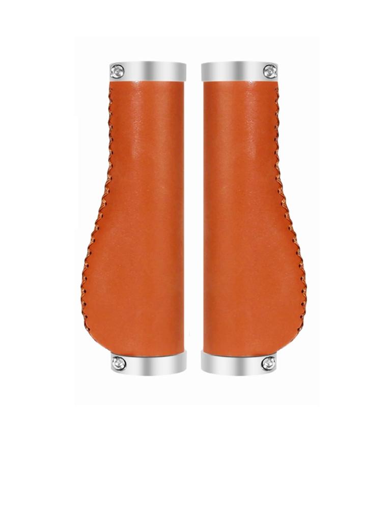 REYLNXR Bicycle Grip Road Bike Leather Comfortable Anti-Slip Shock Absorption