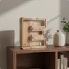 Wooden Letter Piggy Bank Wood Alphabet Money Box Creative Design for Kids, Young