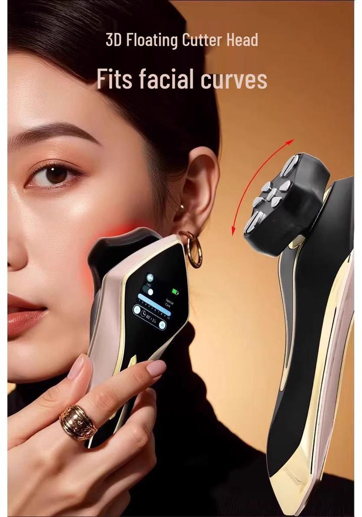 RF EMS Microcurrent Face Lift & Tightening Massager with Light Therapy