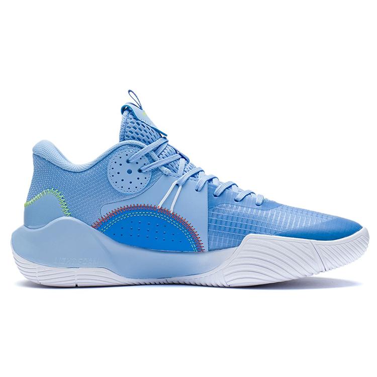 New LINING SONIC Team LOW Basketball Shoes Men Low Top Aurora Blue ABPS023-3