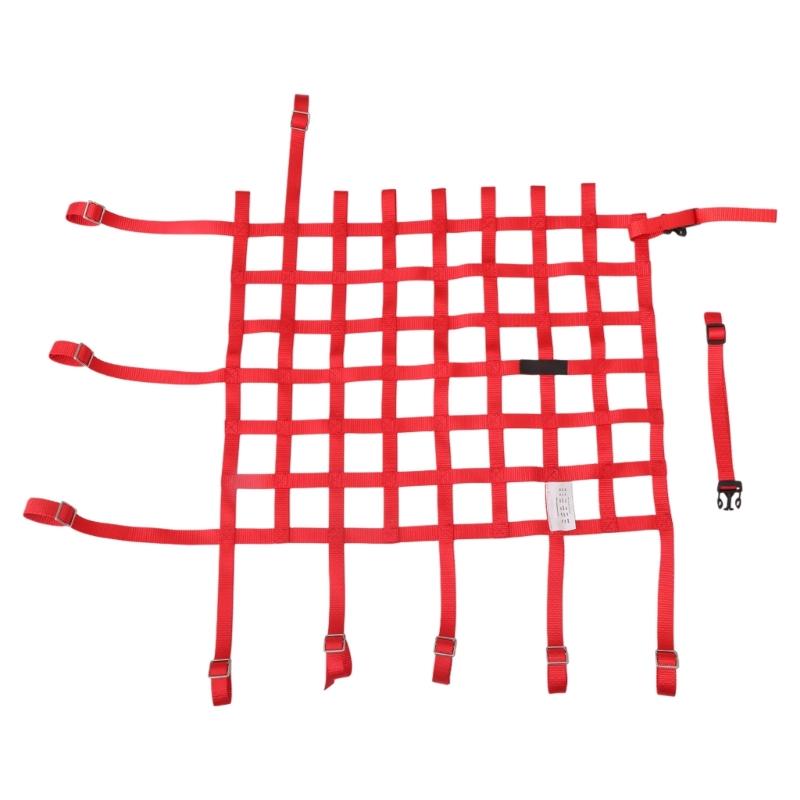 1PC Window Net Race Car Window Net Mounting Kit Ribbon Style 24Hx24W / 20Hx24W / 18Hx24W Car Accessories Black/Red/Blue