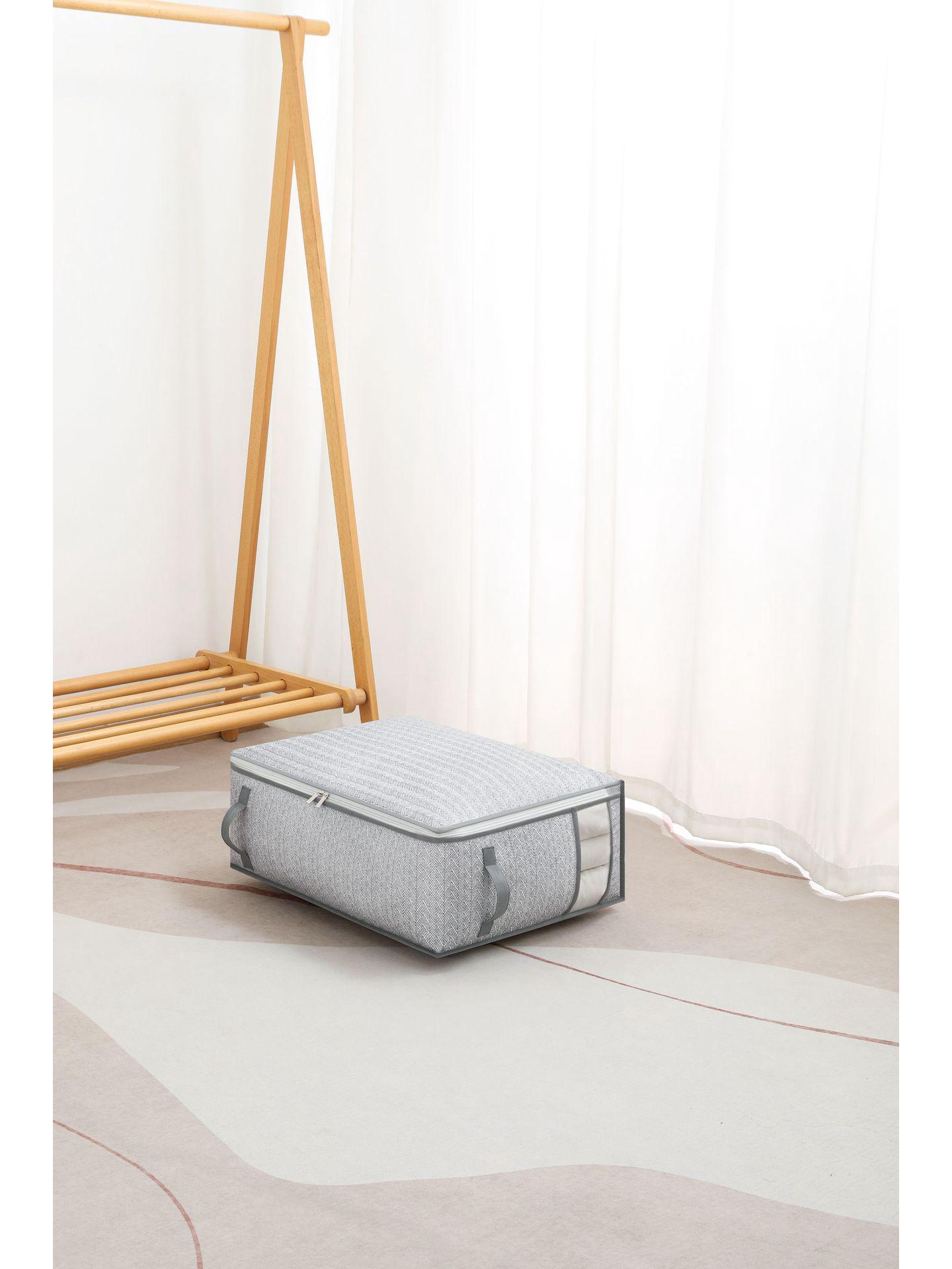 Сумка для хранения холщового одеяла Влагостойкий пыленепроницаемый вместительный складной органайзер с окошком для гардероба 980₽