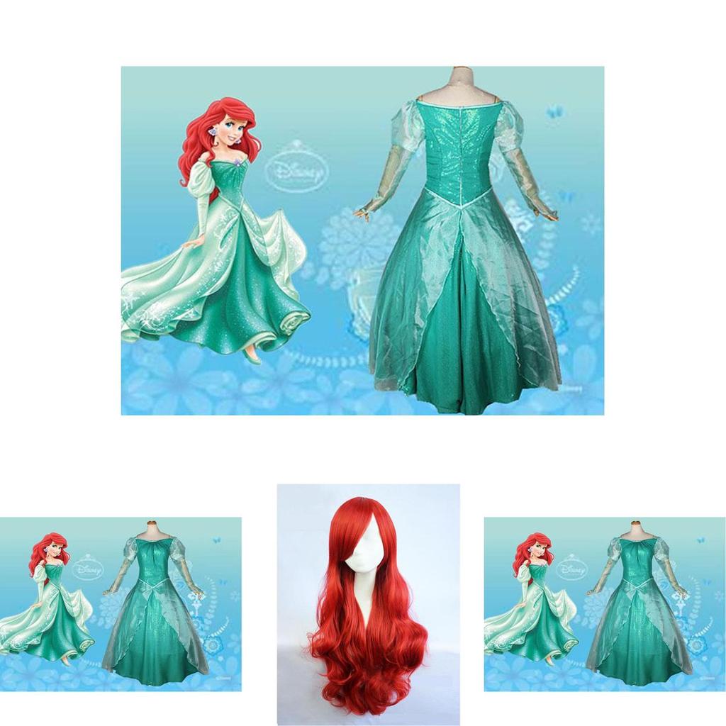 Stunning Little Mermaid Ariel Skirts Mermaid Princess Dress Perfect For Halloween Cosplay