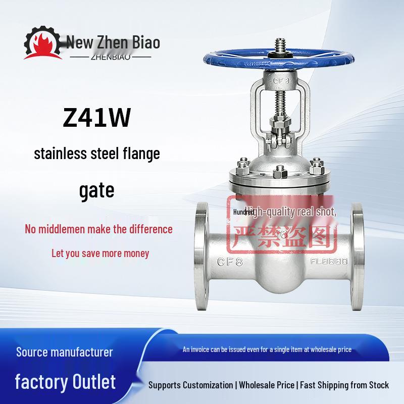 Stainless Steel 304/316L Flanged Gate Valve Z41W-16P for High Temp & Pressure