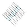 10PCS Reed Switch 3Pin Magnetic Switch 2.5*14mm Normally Open Normally Closed Conversion 2.5X14MM NO NC Conversion for Sensors