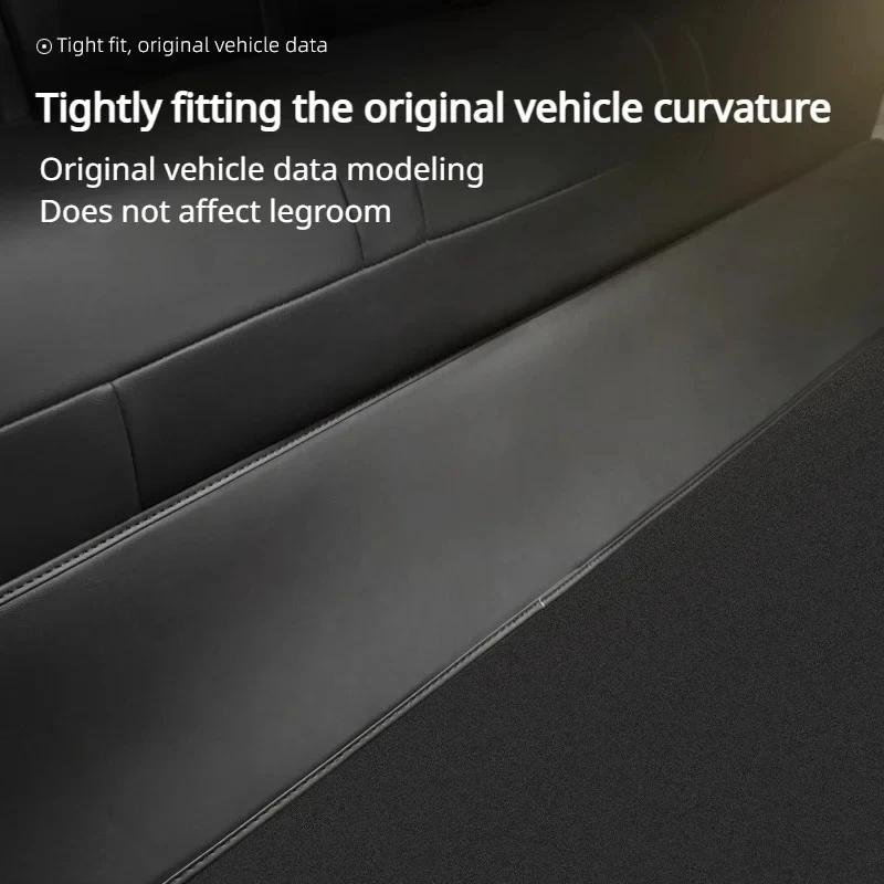 Rear Seat Lower Protection Pad for Tesla Model Y 2017-2025 Model 3 2025-2025 Leather Full Surround Seat Pad Car Accessories