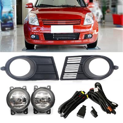 Für Suzuki Swift 2005-2010 Auto Frontstoßstange Nebelscheinwerfer Kabelbaum Schalter Halogen Nebelscheinwerfer Nebelscheinwerfer Abdeckung Rahmen Kit