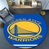 Golden State Warriors Logo Round Rug for Livingroom,Bedroom, Palyroom, Chair Rug, Area Rug, Circle Carpet, Large Size Fan Christmas Gift