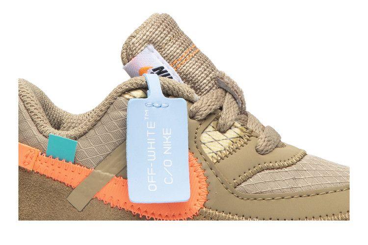 Kids' Sneakers Nike Air Max 90 Off-White Desert Ore (TD) Desert Ore/Desert Ore-Hyper Jade-Bright Mango