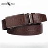 Belt Men's Business Toothless Automatic Belt Men's Crocodile Pattern Durable Leather High-end Trousers Genuine
