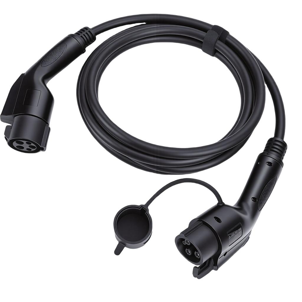 J1772 Charging Extension Cable 16ft 32A Electric Vehicle Charging Extension Cable Replacement for
