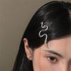 Fashion Hair Clip Snake Headpieces with Rhinestones And Alloy Designs Hair Accessories For Elegant Hairstyles