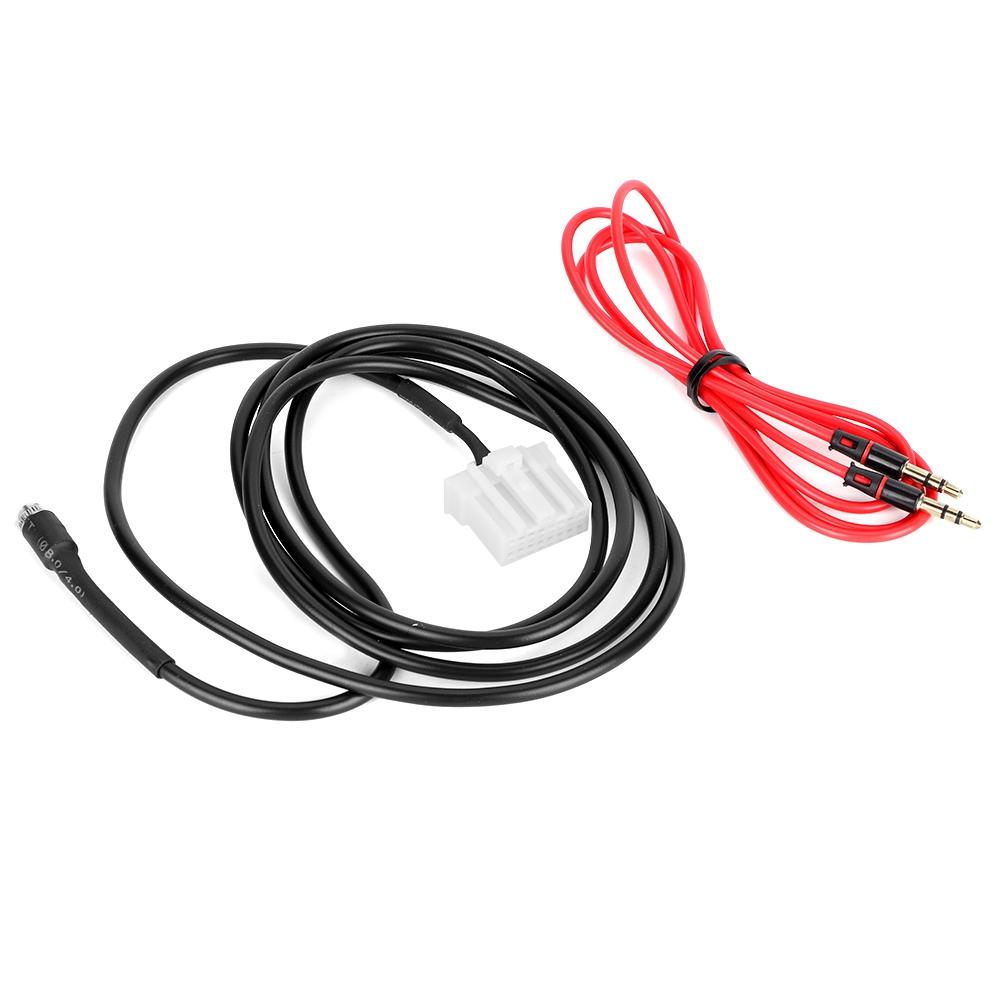 Car Radio AUX Adapter Cable 3.5mm Female Fits for Mazda 3 6 2006  2013