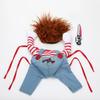 Deadly Doll Pet Costume For Halloween Small Dog Transformer Outfit Pet Role Play Costume For Party Dress Up Funny Pet Clothes