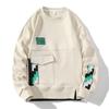Neue Herbst- und Winter Herren Koreanischer Stil Locker Übergröße Modische und stilvolle Langarm-Sweatshirts Trendiger Rundhals Vielseitige Partner-Oberteile