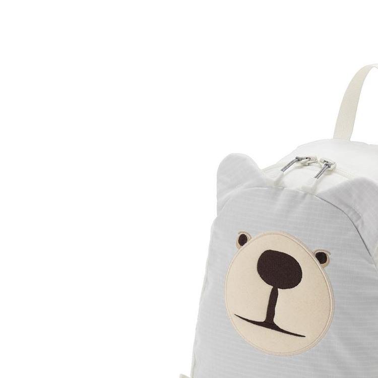 MONTBELL 6L Bear Pack Bear Logo Backpack Nylon White Kids' Style