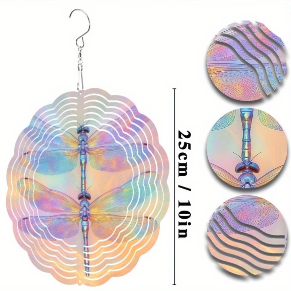 

10-дюймовый лебедь, колокольчик ветра, подвесной декор для улицы с вращающимся крючком, элегантный динамичный дизайн, идеально подходит для балкона, внутреннего двора, весны, лета 01A