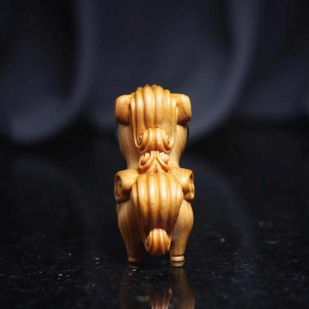 Wooden Blue Eye Zodiac Horse Ornament Miniature Offices Home Room Cute Decoration School Kids Event souvenirs Birthday gift 2026