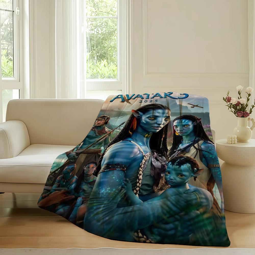 Fantasy-Film A-avatarS Decke für Sofa Büro Bett Flugzeug Reisen Schlafen Lesen Entspannen Camping Weich und Warm