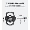 ThinkRider Bicycle Lock Pedal 2 In 1  With Free Cleat For SPD System MTB Road Aluminum Anti-slip Sealed Bearing Lock Accessories