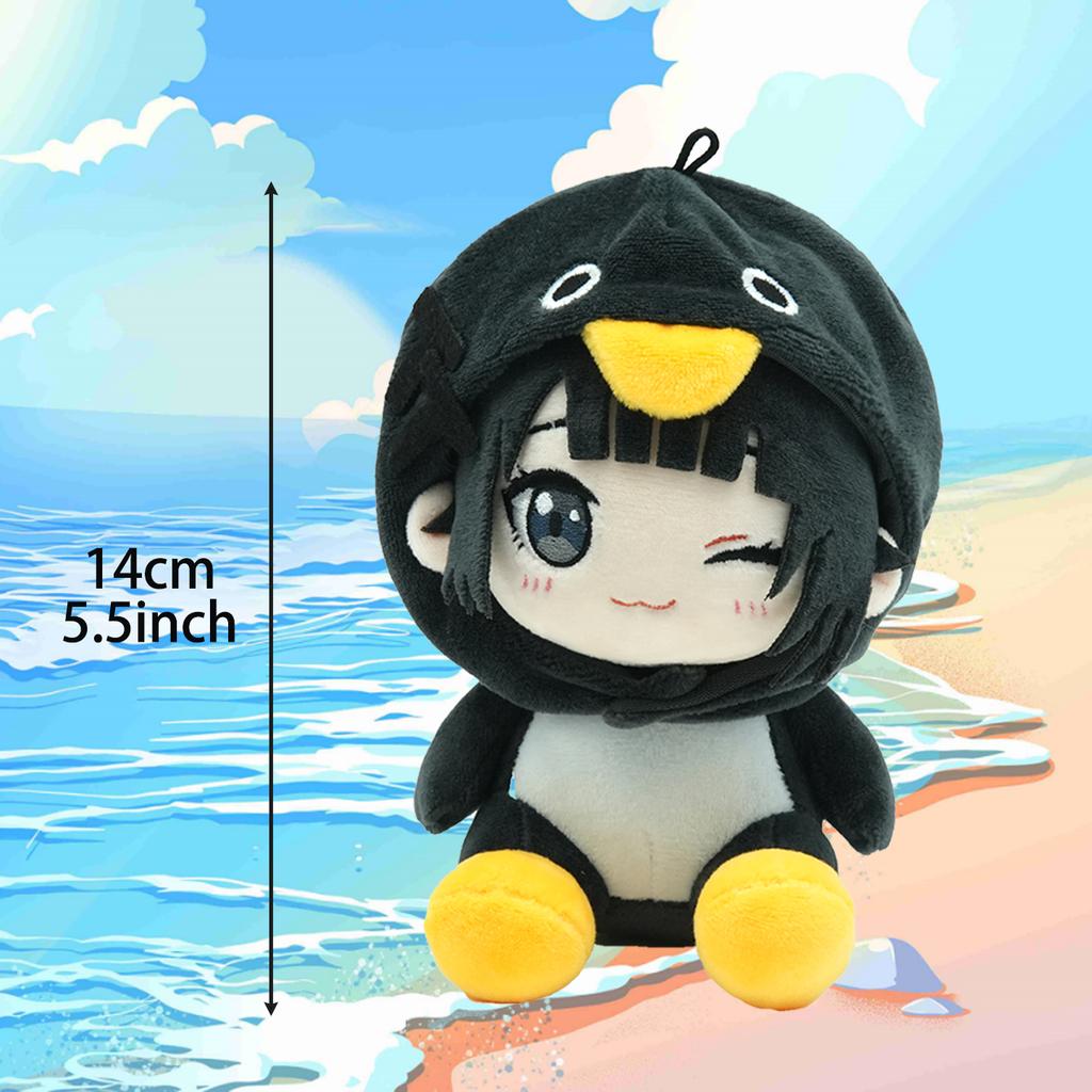 Nouveau 14cm Mignon GuguGaga Pingouin Peluche Kawaii Pingouin Gugu Gaga Poupée Peluche Pingouin Dessin Animé Porte-clés Peluches Cadeau d'Anniversaire