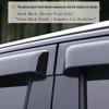 Compatible with Volkswagen Sharan 7M 1995-2009: Enhanced Rain and Sun Visors for Side Windows