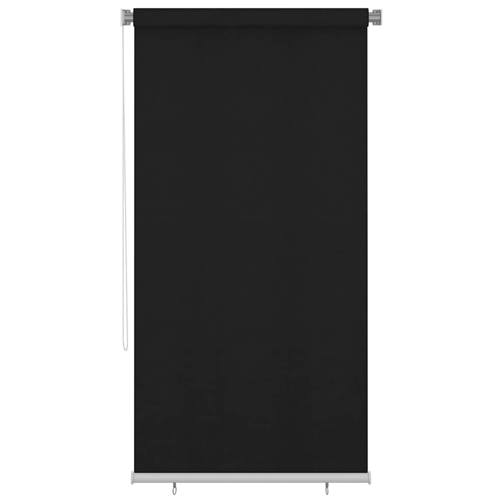 Outdoor Roller Blind 120 x 230 cm Black
