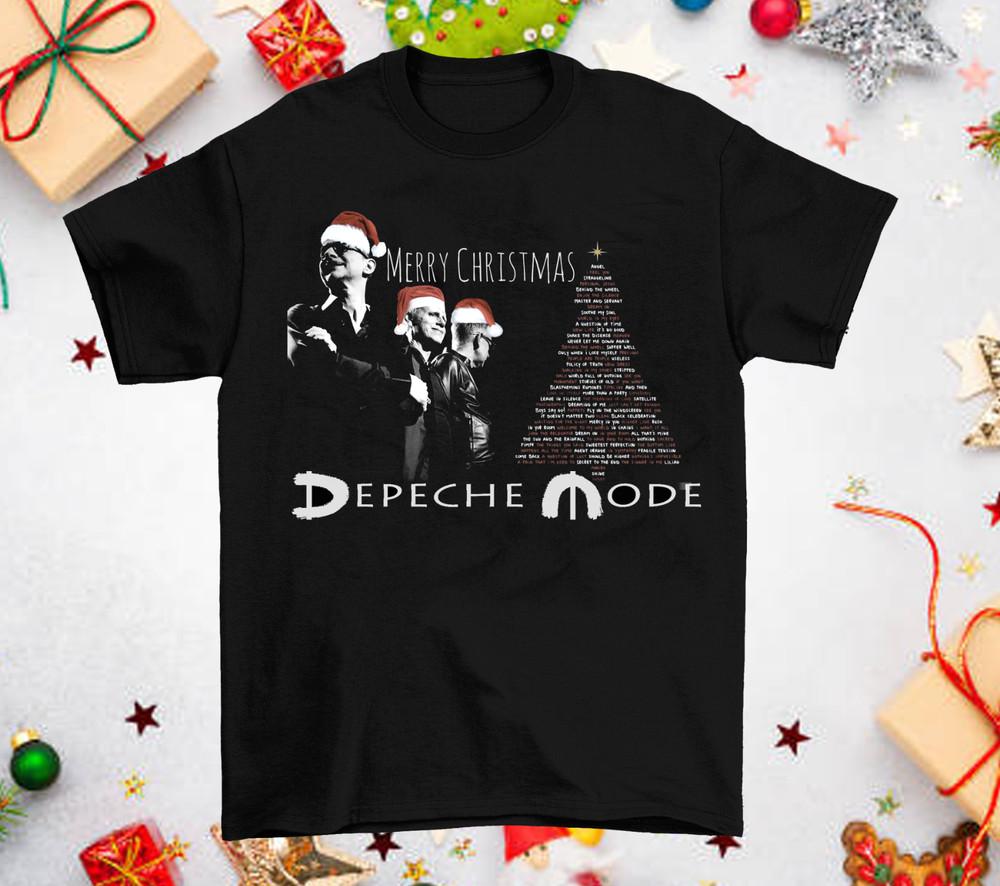 

Sata Depeche Mode Merry Christmas Black All Size S-5Xl Shirt AH1370 Unisex T-Shirt XXL
