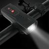 2 In 1 Usb Rechargeable Bike  Light Front Bicycle Horn Set Waterproof Front Light For Outdoor Sports