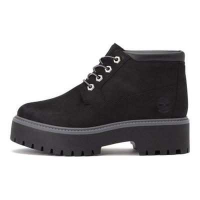 Bottines polyvalentes confortables tendance Bottes pour femmes Noir A5REN
