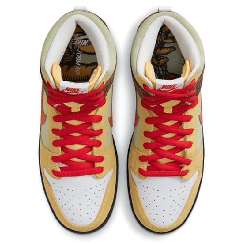 Nike X Color Skates Sb Dunk High 'Kebab And Destroy' Skateboard Shoes CZ2205-700