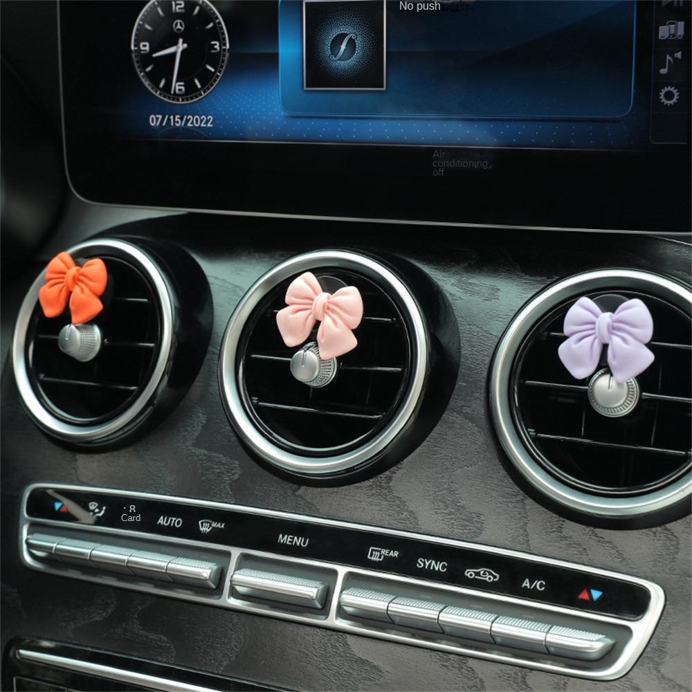 2/3/4PCS Lovely Bowknot Interior Decoration Universal Gentle Non-toxic Car Decoration Perfume In The Car Comfortable Lovable