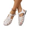 Large size bag head rear empty buckle belt women's shoes summer new hollow beach open-toed sandals