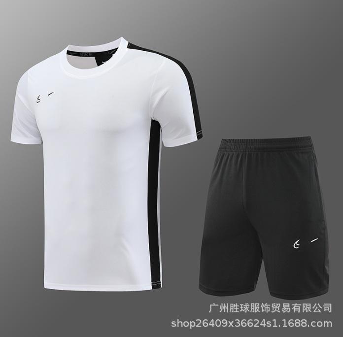 Nk Tuta da Allenamento Pantaloncini a Maniche Corte Casual, Maglia da Calcio, Maglia di Classe, Maglia Sportiva Fitness da Corsa per il Commercio Estero