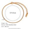 MamacitaSlay Classic paper clip chain blade chain Figaro chain twist chain stainless steel bracelets for women Jewelry