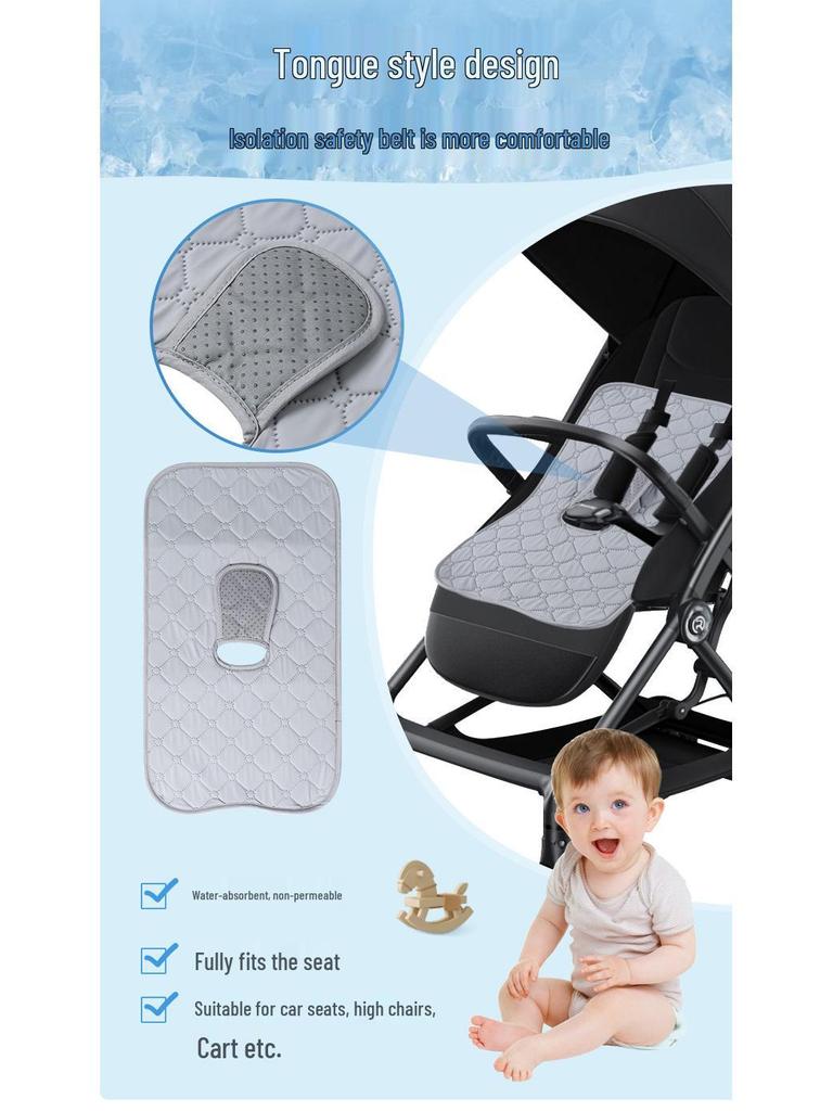 Water-Absorbent, Urine-Proof Baby Car Seat Cushion - Soft, Breathable, Skin-Friendly