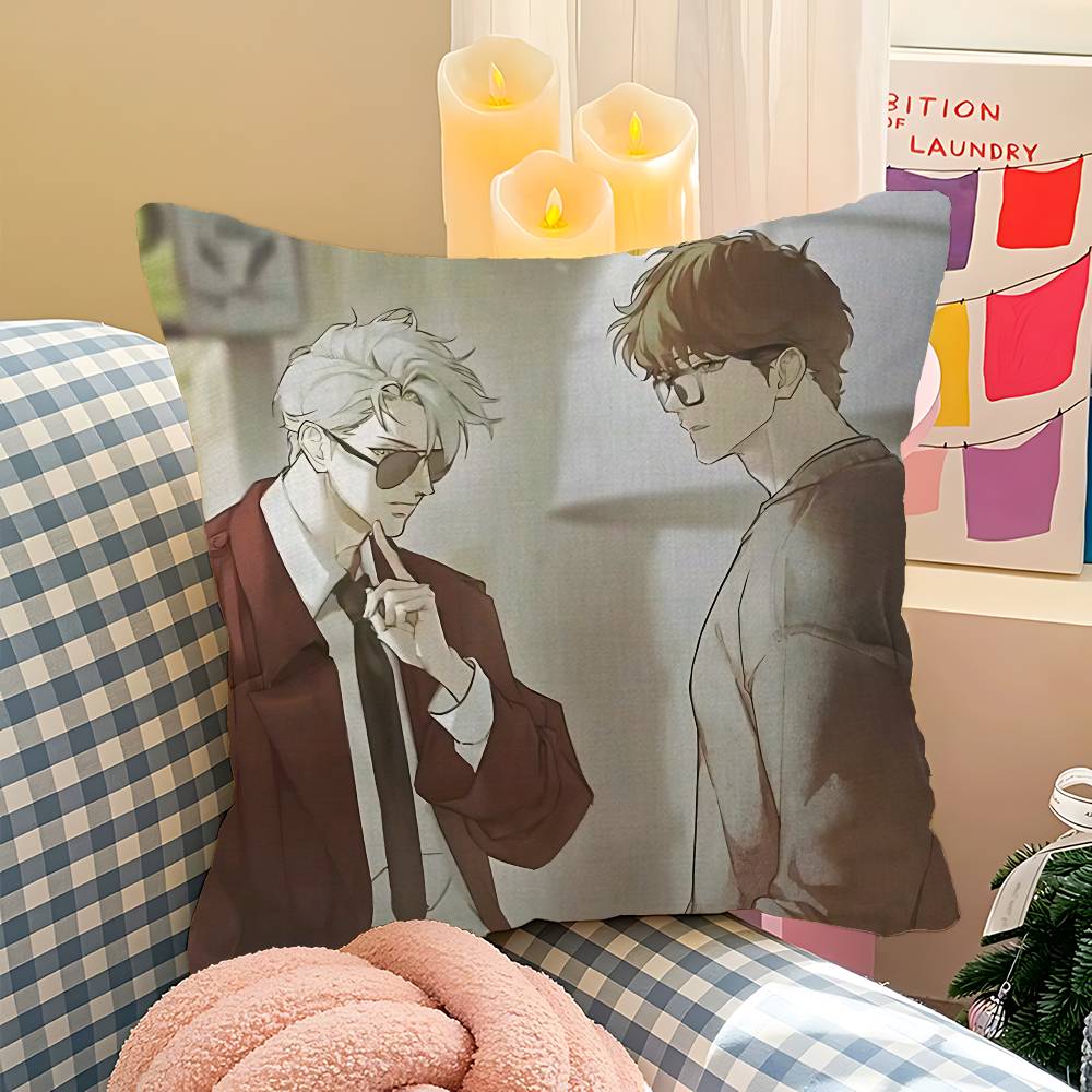 Nerd Project Bl Anime Cushion Cover Inches Farmhouse Decor Home Throw Pillow Covers For Couch Decorations