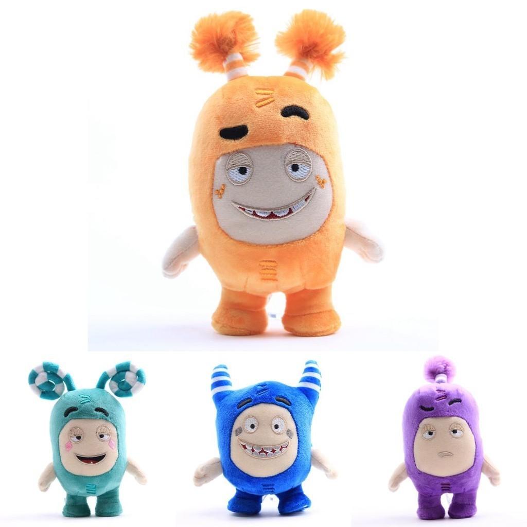 Oddbods Peluche Morbido Coccoloso da 18cm Newt Bubbles Pogo Zee Jeff Fuse Slick Per un Comfort Accogliente