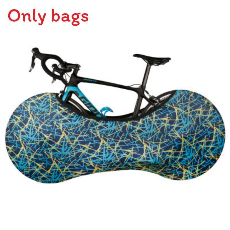Bike Elastic Anti Dust Cover Indoor Bicycle Storage Bag Garage Wheel Chain Cover