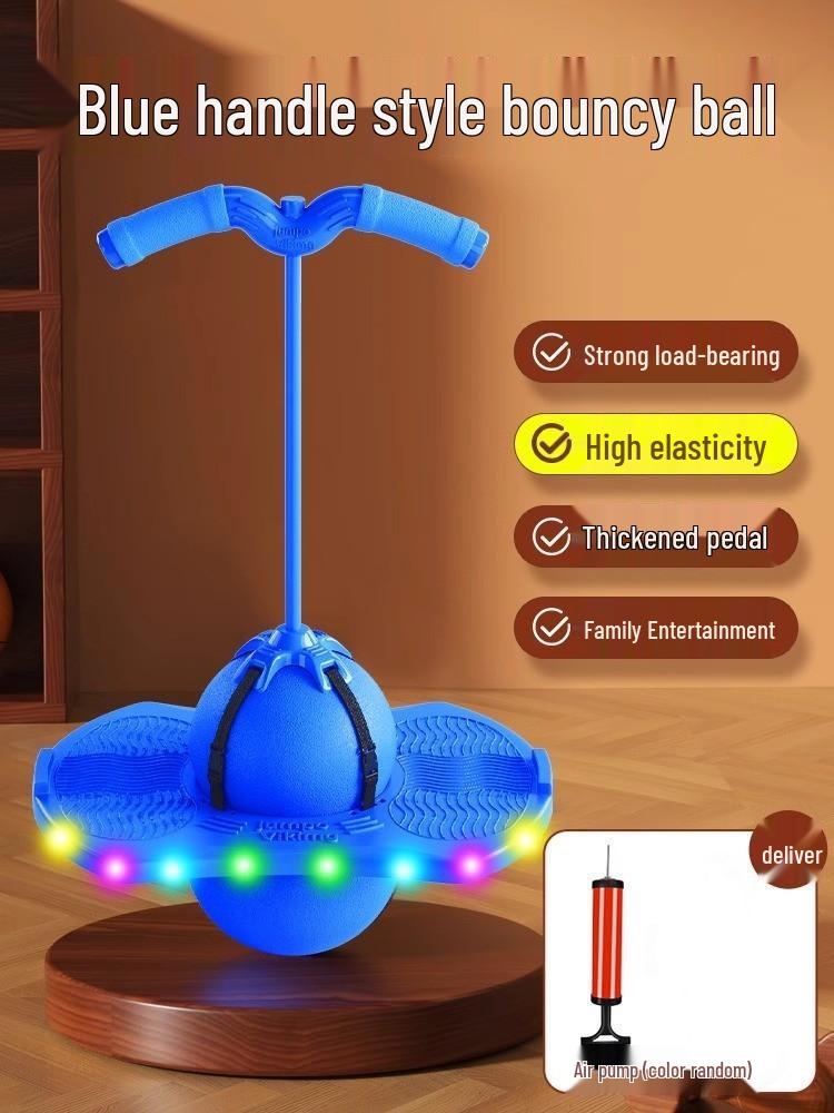 Kids & Adults Bouncing Ball - Kindergarten Sports Toy & Balance Exercise Equipment