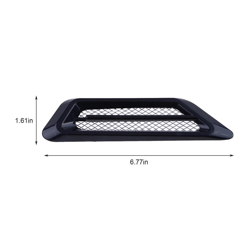 Car Exterior Hood Air Flow Side Fender Vent Intake Air Wing Cover Trim Car Styling Shark Gill ABS 3D Decoration New Decorations