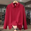 Übergröße 5XL-13XL Herbst Oversize Langarm Tops für Männer POLO Pullover Lässige Herren Sweatshirts