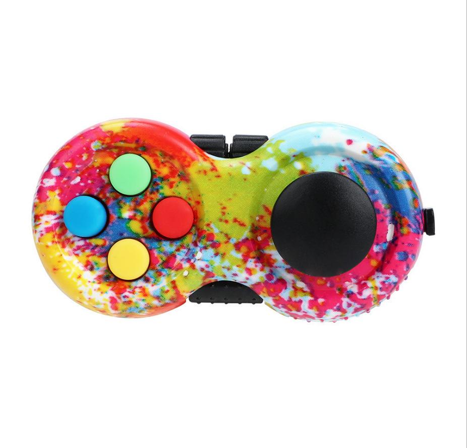 New Premium Quality Fidget Controller Pad with 8 Fidget Functions Game Focus Toy Cube Relieves Stress and Anxiety Toys for Gifts