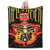 Warm Soft Blanket Girls Boys Airplane Travel Hellraiser Pinhead Lament Bedding Throws Flannel Bedspread For Sofa Bed Cover