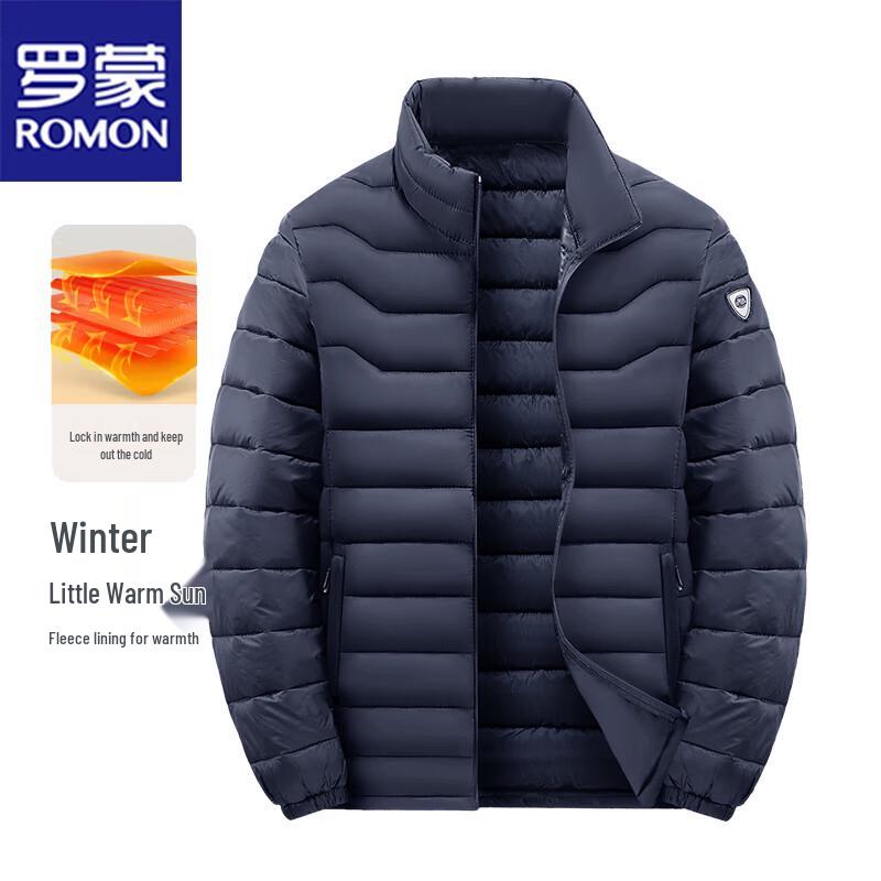 

Romon Men s Stand Collar Winter Padded Jacket XL