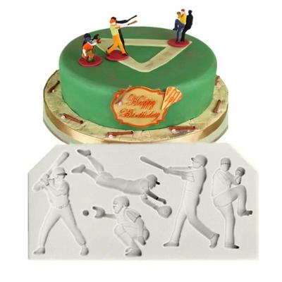 Sport Baseball Golf Fußball Kuchenformen Rugby Football Fondant Schokoladenform Backwerkzeug für die Küche Backdekoration