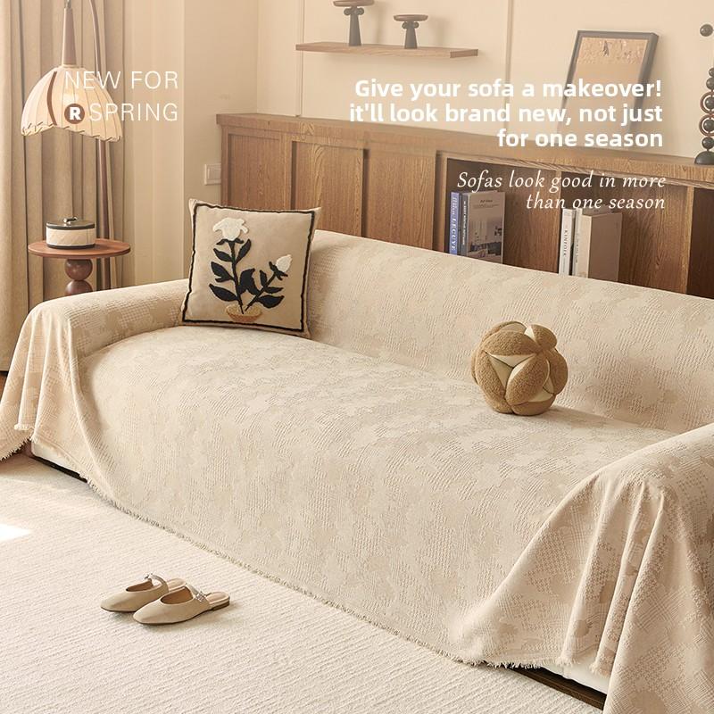 Modern Simple Chenille Sofa Cover Cloth Is Universal In All Seasons Scratching Sofa Towel Full Cover Cover Blanket Is Versatile